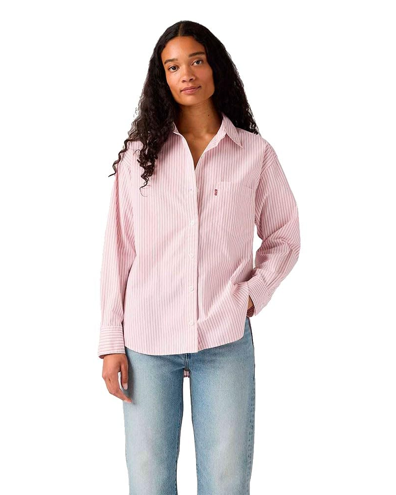 Ottilie Chemise Femme Harlie Boyfriend – Coupe Ample, Boutonnée & Poche Poitrine