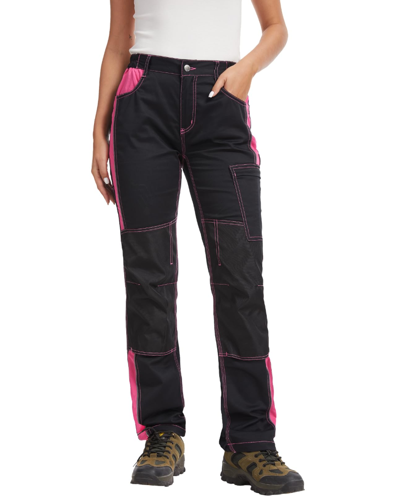 Victoria Pantalon de Travail Femme – Multipoches, Stretch, Respirant & Détails Réfléchissants