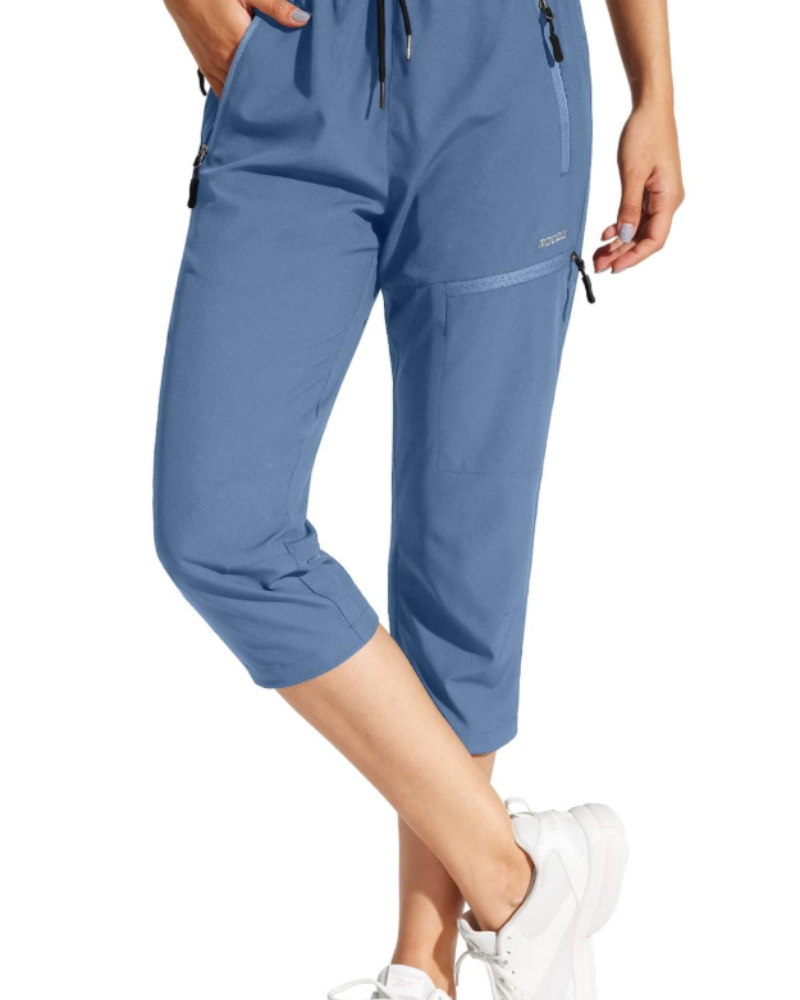 Émilie Pantalon Randonnée Femme – Léger, Déperlant, Séchage Rapide, UPF 50+ & Poches Zippées