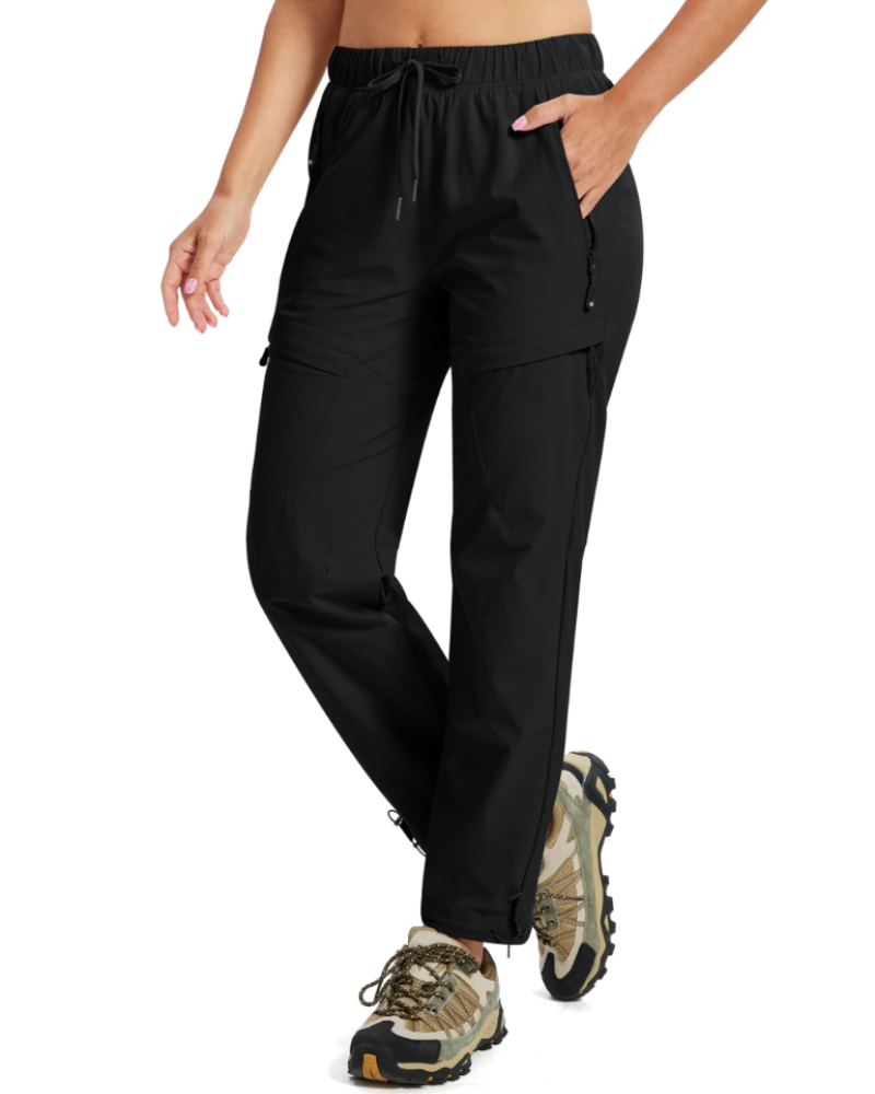 Manon Pantalon Randonnée Femme – Déperlant, UPF 50+, Stretch & 5 Poches Zippées